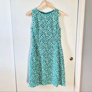 Eva Mendes New York and Co. Green lace dress